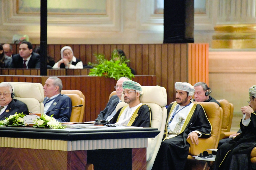 The Sultanate of Oman’s delegation to the summit was headed by Sayyid Badr bin Hamad al Busaidy, Foreign Minister.