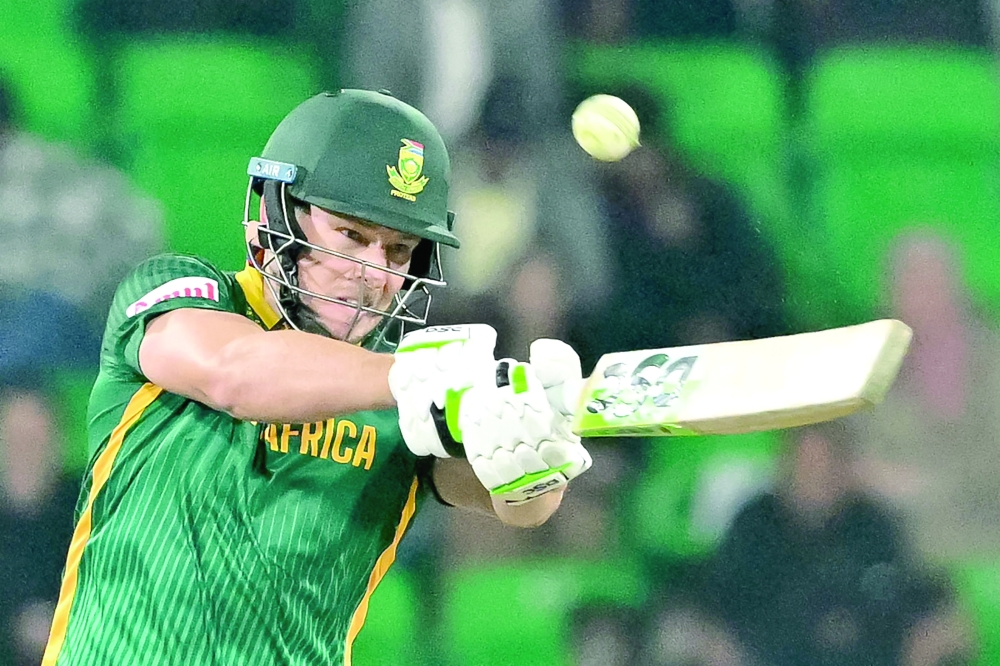 David Miller smashed an unbeaten 100 off 67 balls