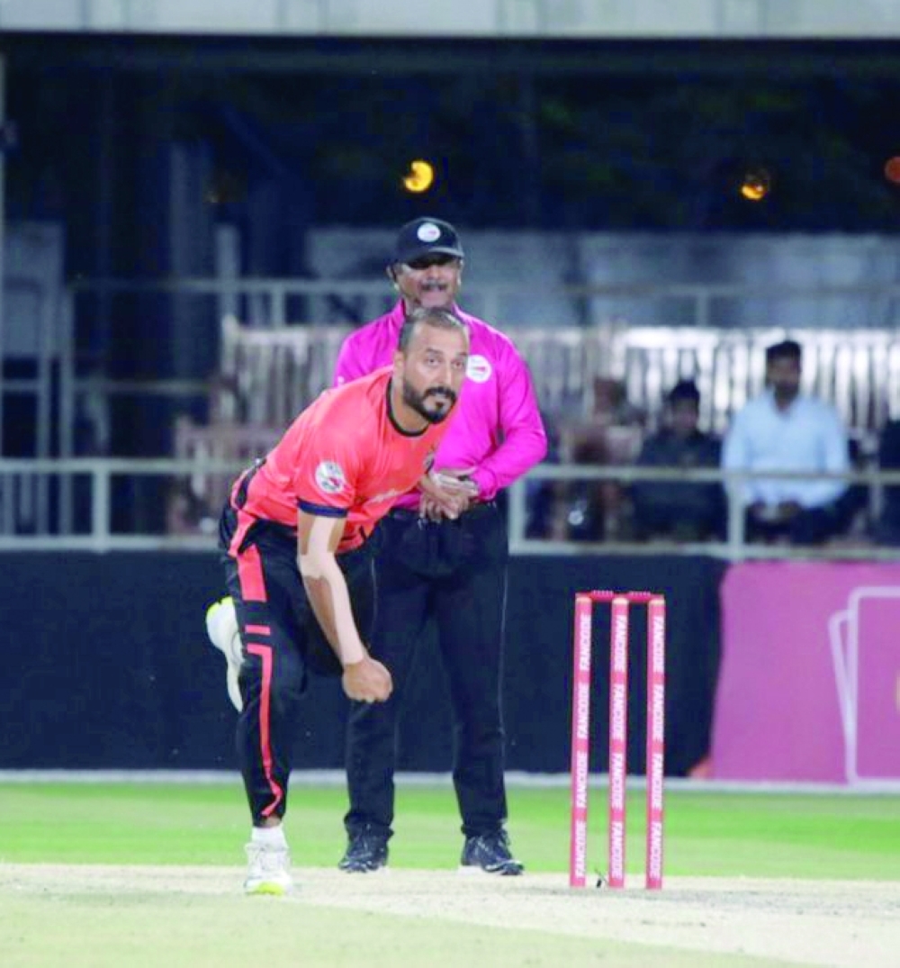 Sufyan Mehmood in action.