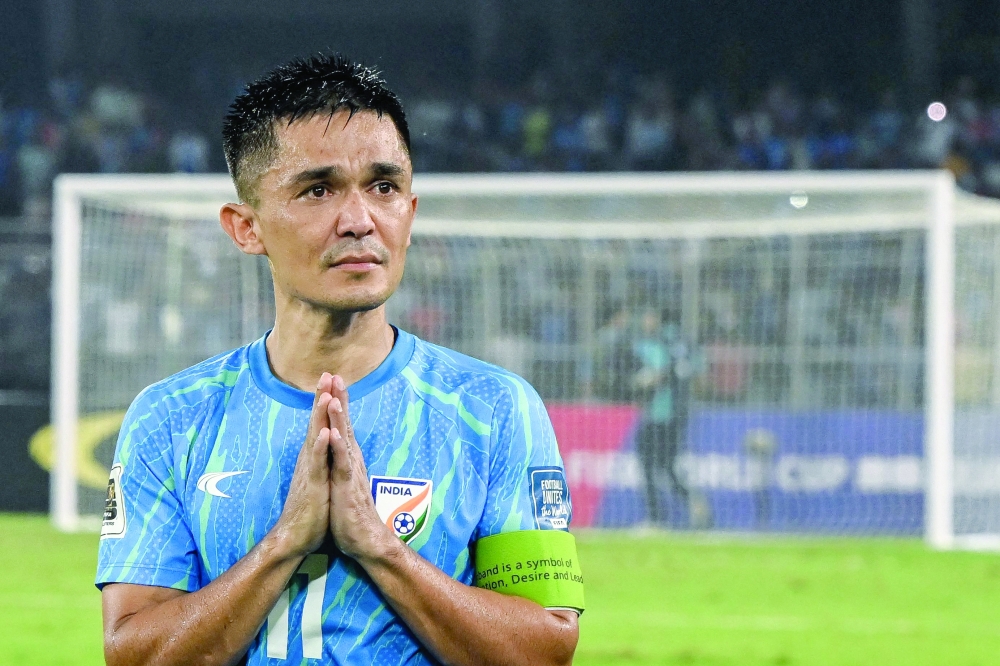 India football great Chhetri comes out of retirement aged 40