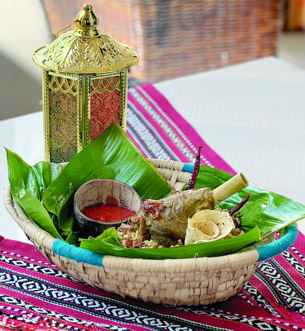 Omani Shuwa prepared by Executive Chef Mohamed al Okla