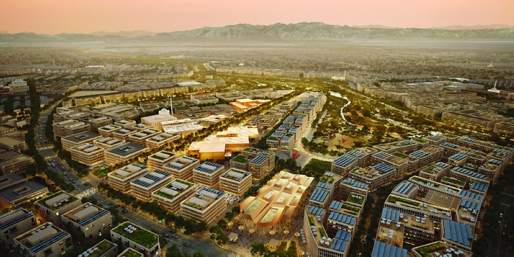 Oman’s pavilion will highlight major real estate and urban development projects.