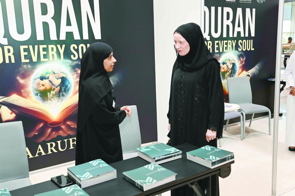The 'My Identity, Oman, Identity and Civilisation' exhibition corner at the event