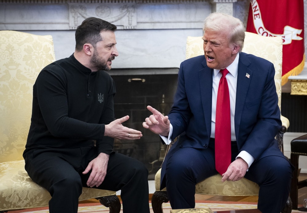 Talks beginning in Saudi Arabia on March 11 are the first high-level, in-person sessions for the United States and Ukraine since the Feb. 28 White House meeting unraveled as President Donald Trump and Vice President JD Vance berated President Volodymyr Zelenskyy. (Doug Mills/The New York Times)