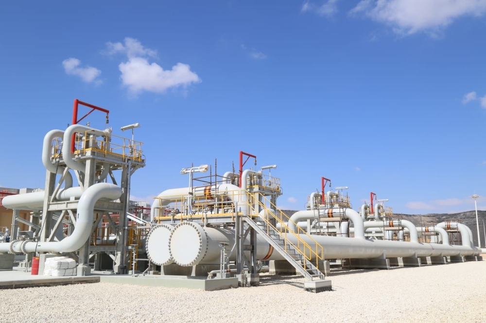 Gas supply station in Duqm
