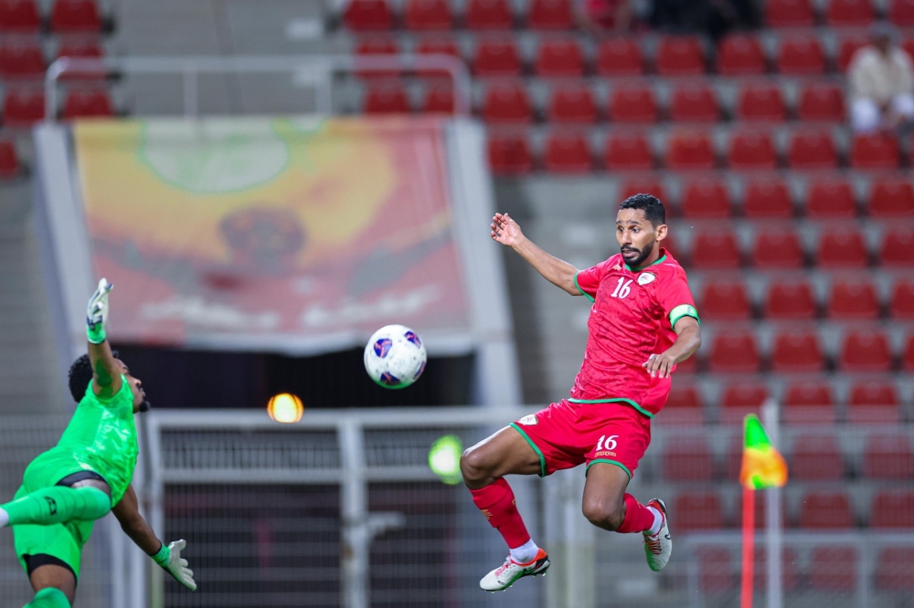 Oman during an attack at Sudan goalmouth