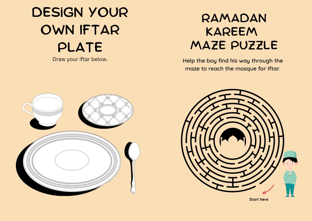 Excercise page from Ramadhan Edition of Cute Little Talkers Tool Kit (2)