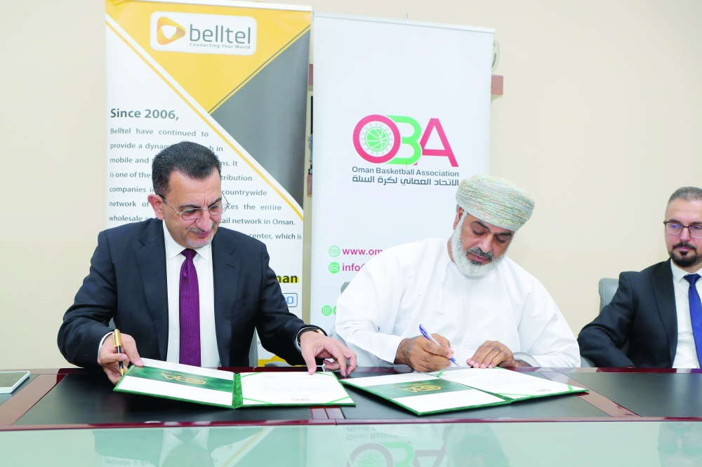 The signing ceremony took place at the OBA headquarters in the Oman Olympic Committee and Sports Association building