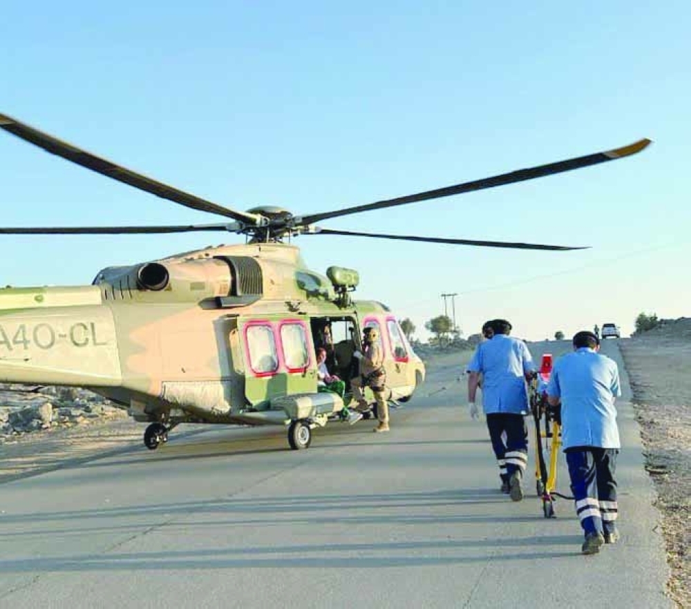 Woman hiker rescued in Jabal Shams