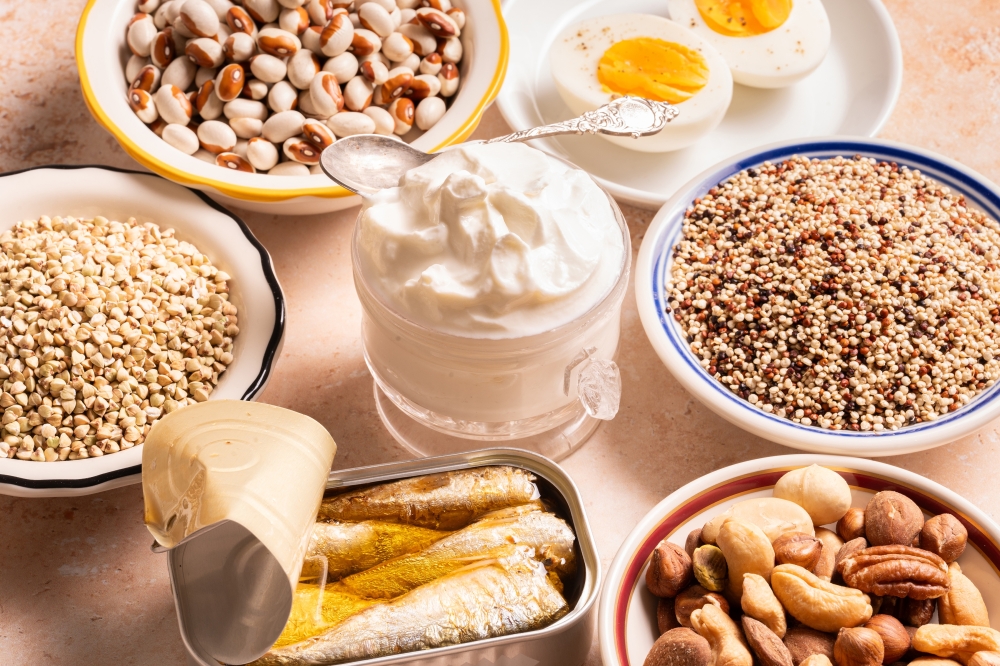 A variety of meatless proteins. (Heather Willensky/The New York Times)