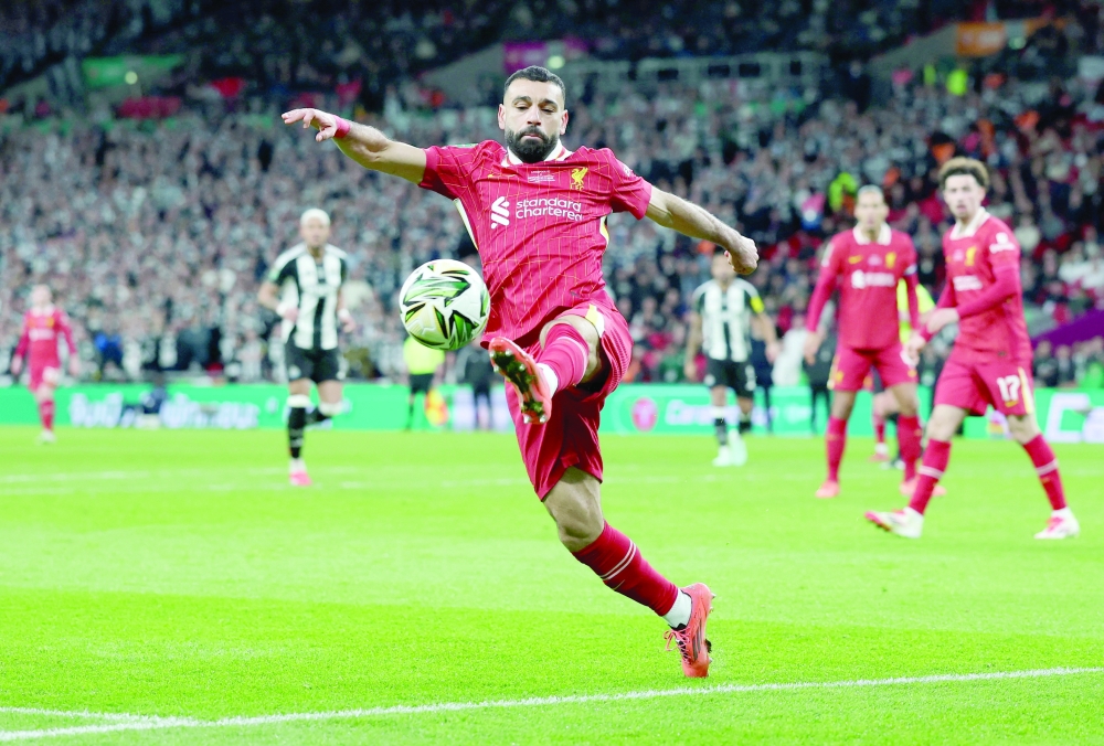  Mohamed Salah in action. — Reuters