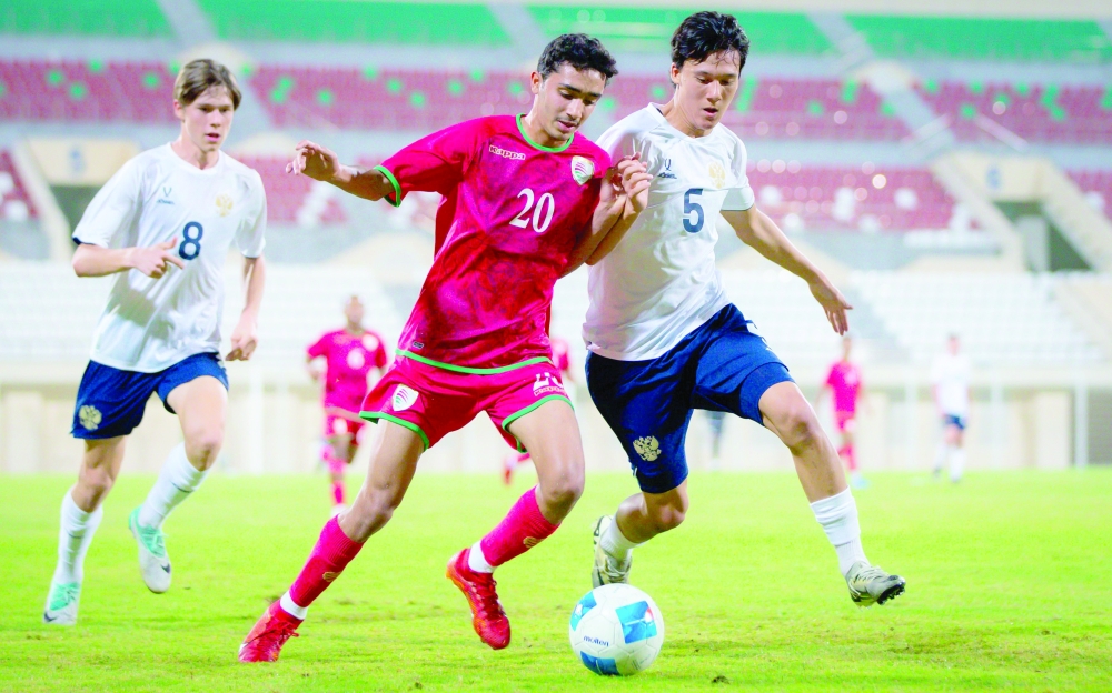 Oman U-17 suffer two defeats against Russia