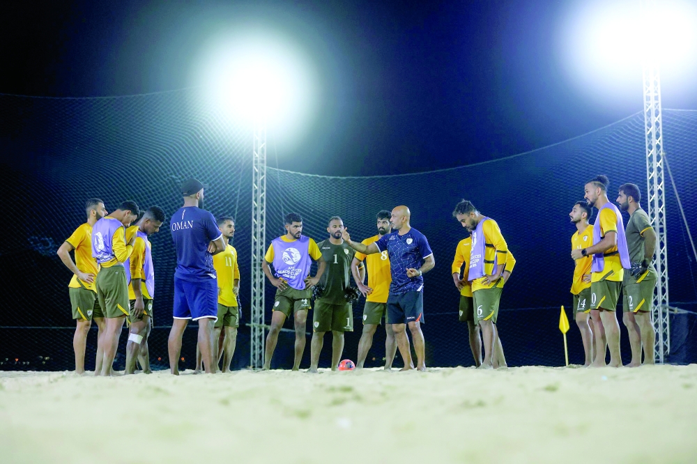 The Sultan Qaboos Sports Complex venue in Bausher will host beach soccer competitions from April 7 to 11.