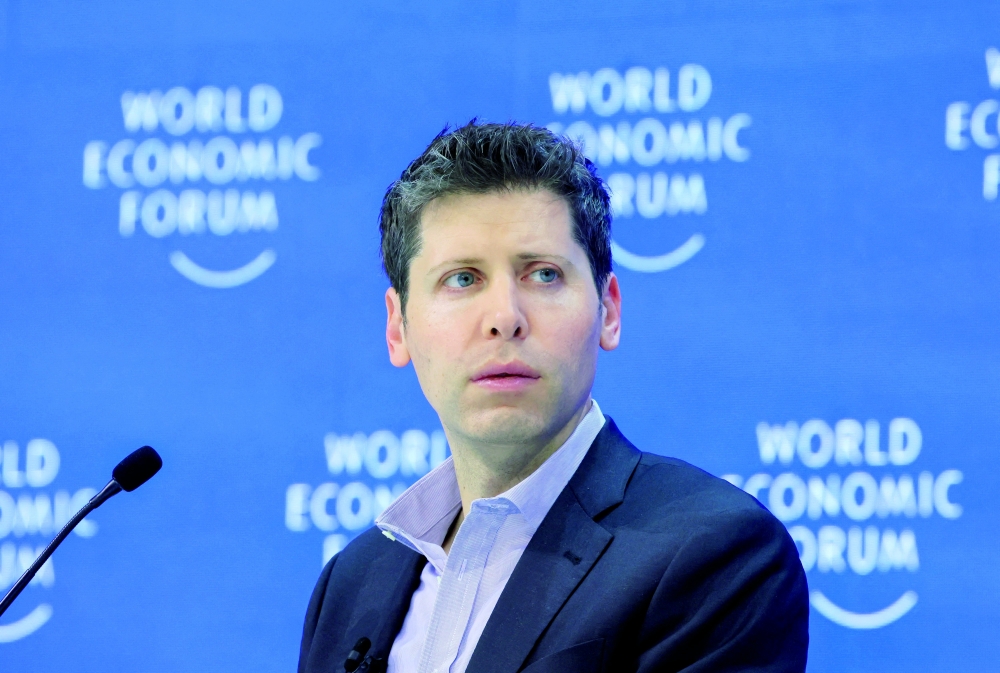 Sam Altman, CEO of OpenAI, attends the 54th annual meeting of the World Economic Forum, in Davos, Switzerland. — Reuters