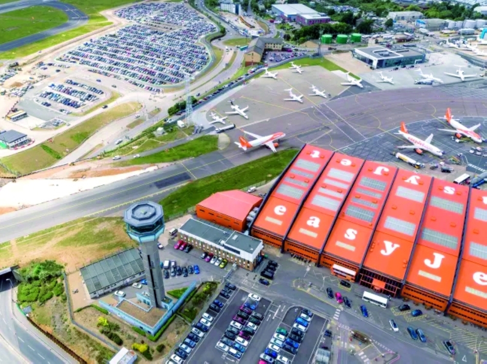 Luton Airport expansion allows passenger numbers to jump by almost 80 per cent.