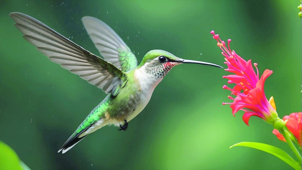 Hummingbirds Living in a Hive Found for the First Time