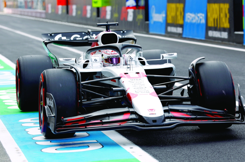 Red Bull's Max Verstappen after qualifying in pole position. — Reuters