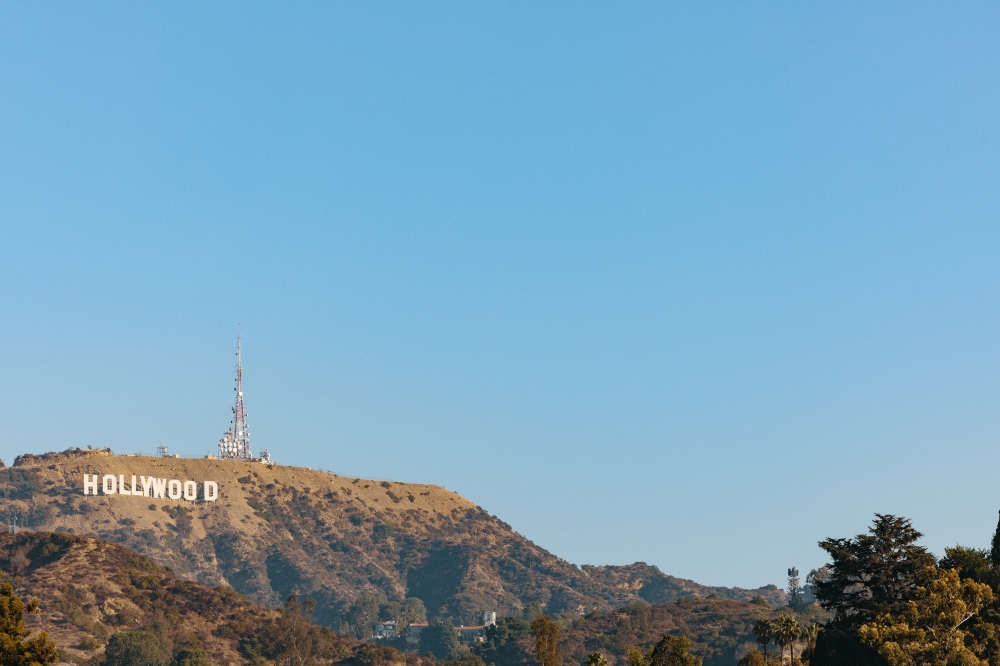 The landmark Hollywood sign on Mount Lee in Los Angeles, Dec. 20, 2024. (Stella Kalinina/The New York Times)
