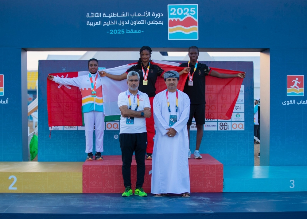 Oman's Mazoon al Alawi claimed silver in the women’s 60 metres by clocking 7.9 seconds while Bahraini runners dominated with the gold and bronze medals. 