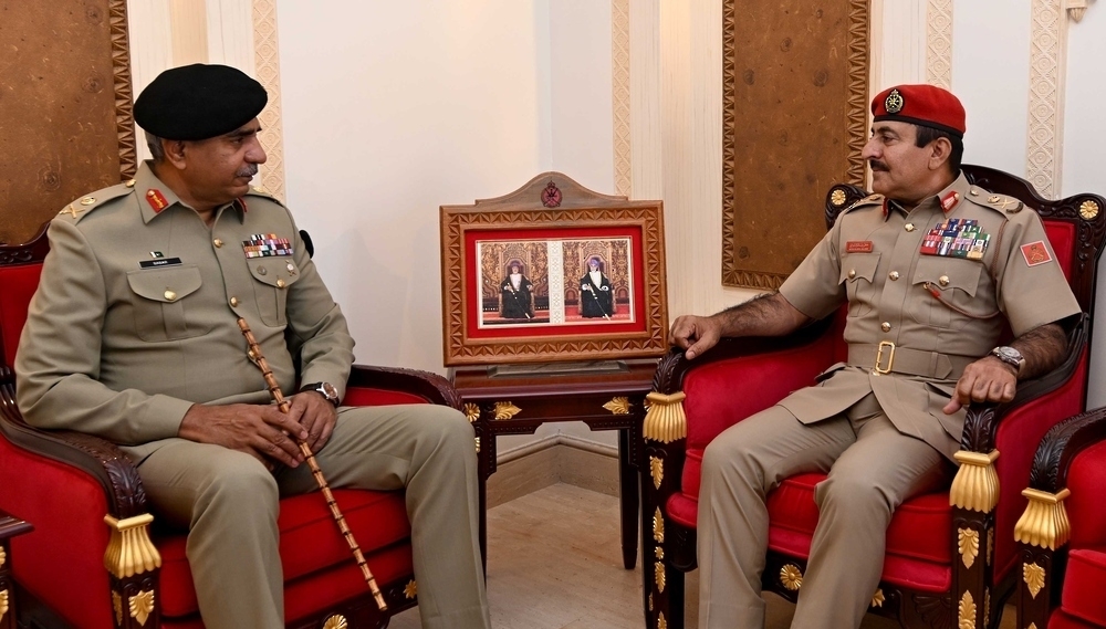 Lt. General Babar Iftikhar with Maj. Gen Mattar Salim Al Balushi,