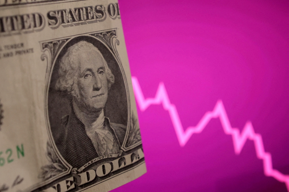 A U.S. dollar banknote