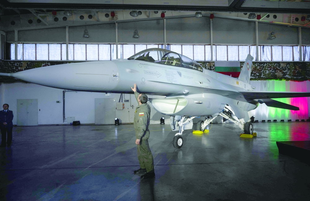 Bulgaria on Sunday welcomed its first US-made F-16 fighter jet ordered as part of the eastern-flank Nato member's landmark efforts to modernise its air force. To replace its Soviet-era MiG-29 jets, Bulgaria has ordered 16 American F-16s for a cost of around 2.4 billion euros ($2.7 billion), in the largest contract to overhaul its armed forces since the fall of communism in 1989. At a ceremony marking the jet's delivery at the Graf Ignatievo military base in central Bulgaria, Prime Minister Rossen Jeliazkov said those in attendance were celebrating "the inexorable and irreversible modernisation of the Bulgarian army. — AFP