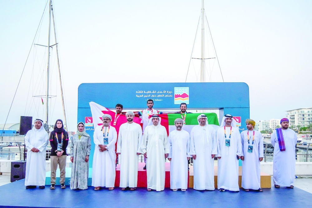 Oman Sail celebrates two gold in GCC Beach Games 2025