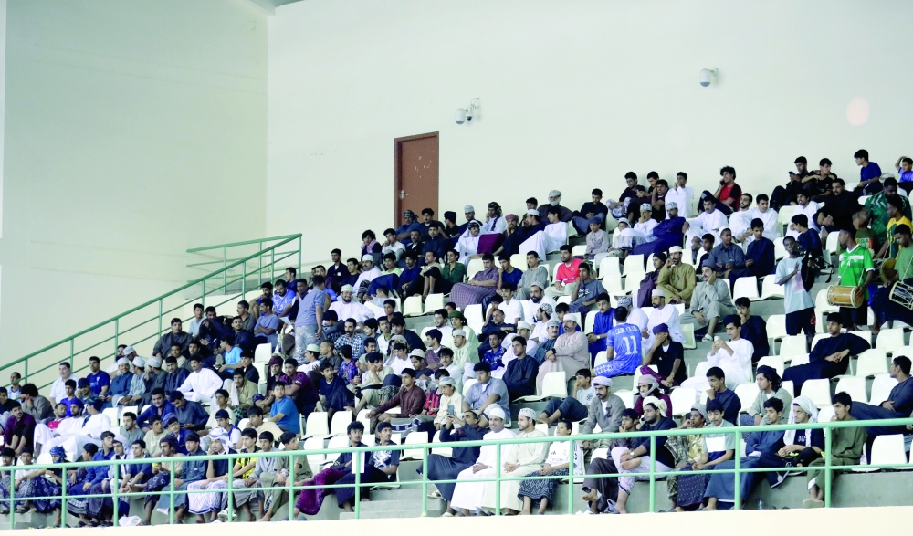 A good turnout of fans attended the final at the Al Saada Sports Complex.