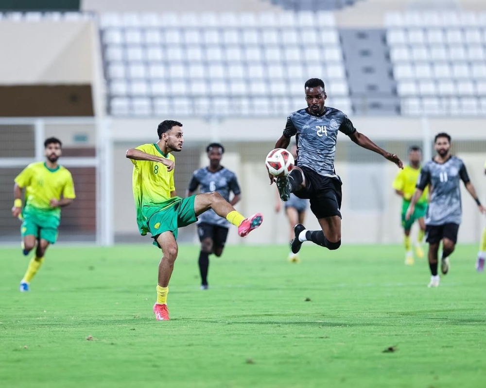Sohar and Al Khabourah players in action.