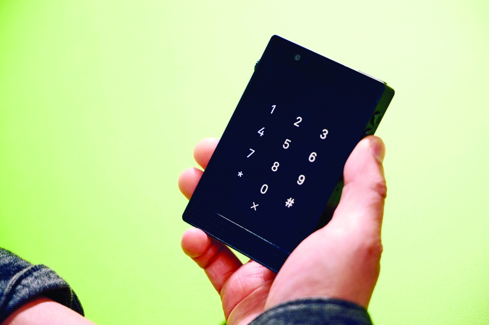 The Light Phone III is more simple than a smart phone, but comes with a built-in camera.