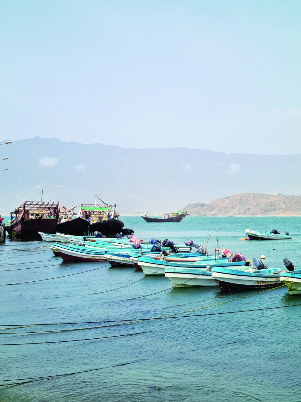 Fishing boats at Mirbat