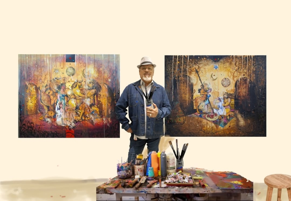 An artist's bold reimagination of the Epic of Gilgamesh at Stal Gallery