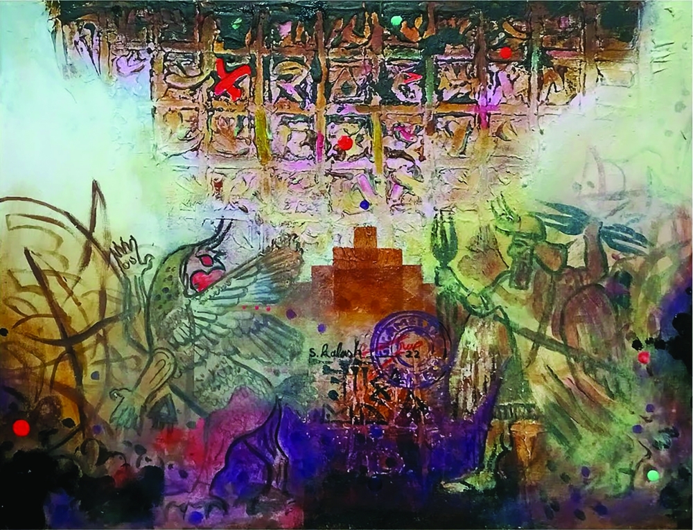 An artist's bold reimagination of the Epic of Gilgamesh at Stal Gallery