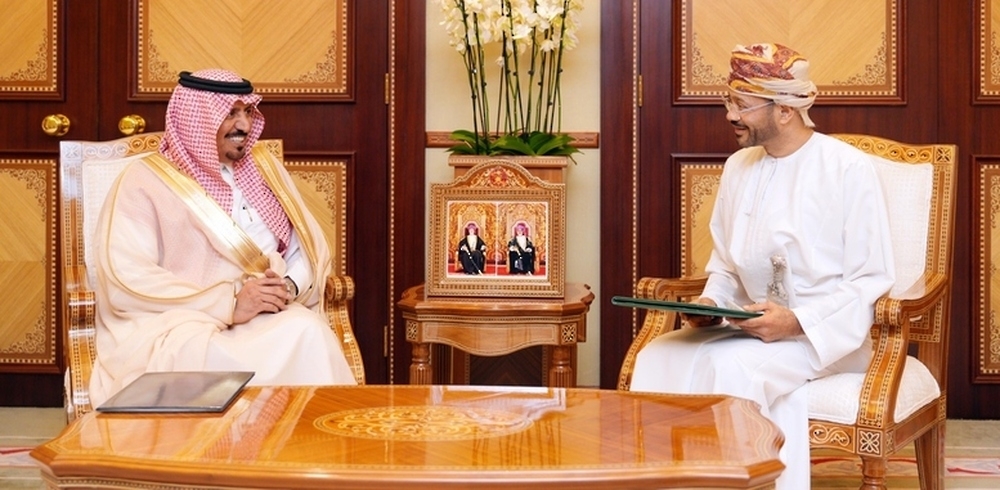 The message was handed over by Ibrahim bin Saad bin Bishan, Ambassador of the Kingdom of Saudi Arabia to Oman. — ONA
