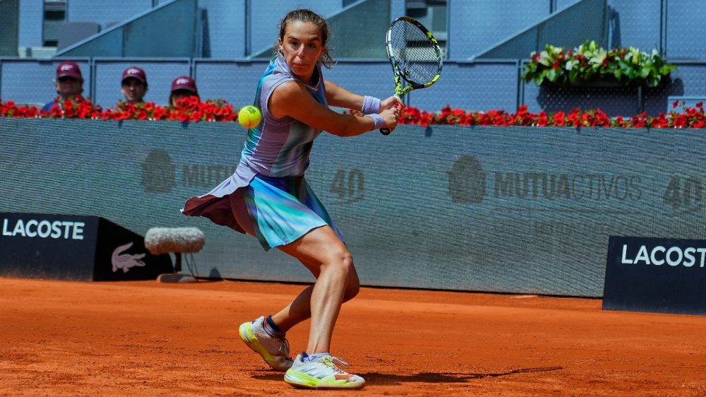  Lucia Bronzetti during the match against 