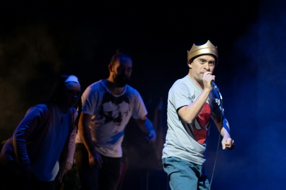 Diana Gutierrez, Octavio Bernaza and Manuel Garcia are all members Peruvian company breaking down barriers and challenging prejudices about people with Down syndrome.