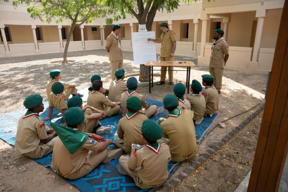 85 scouts and 15 scout leaders are attending the camp  