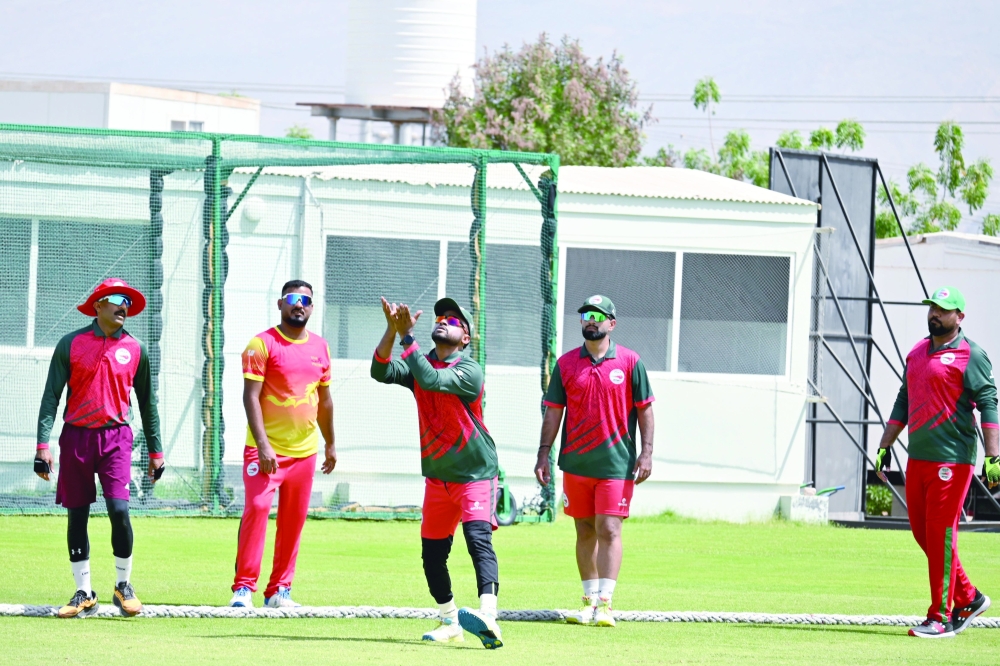 Omani Development Team in practice