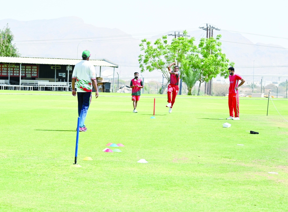 Omani Development Team in practice