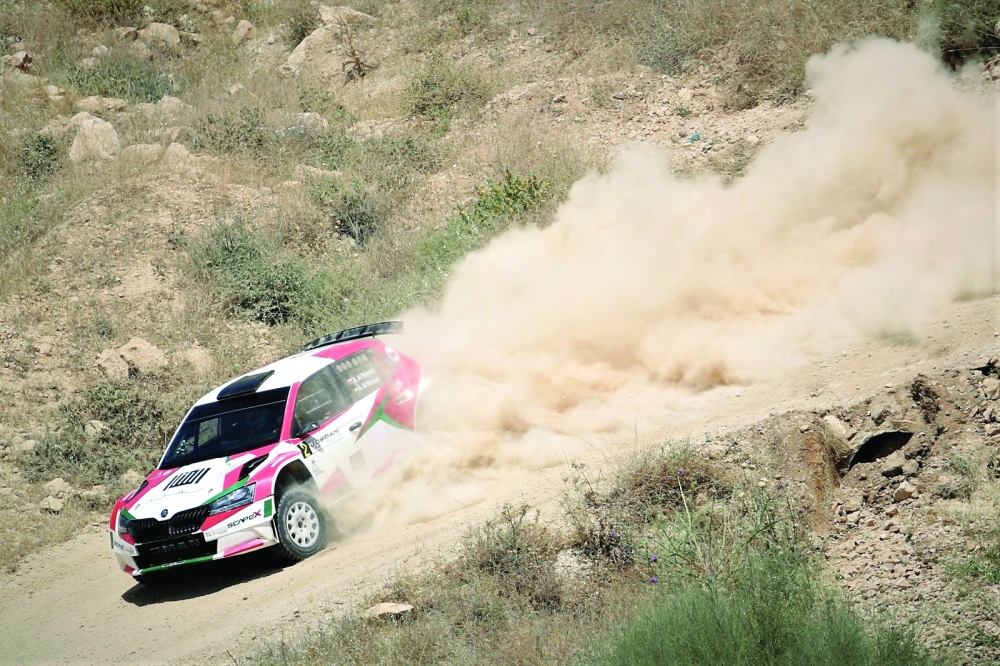 Abdullah al Rawahi in Merc action.