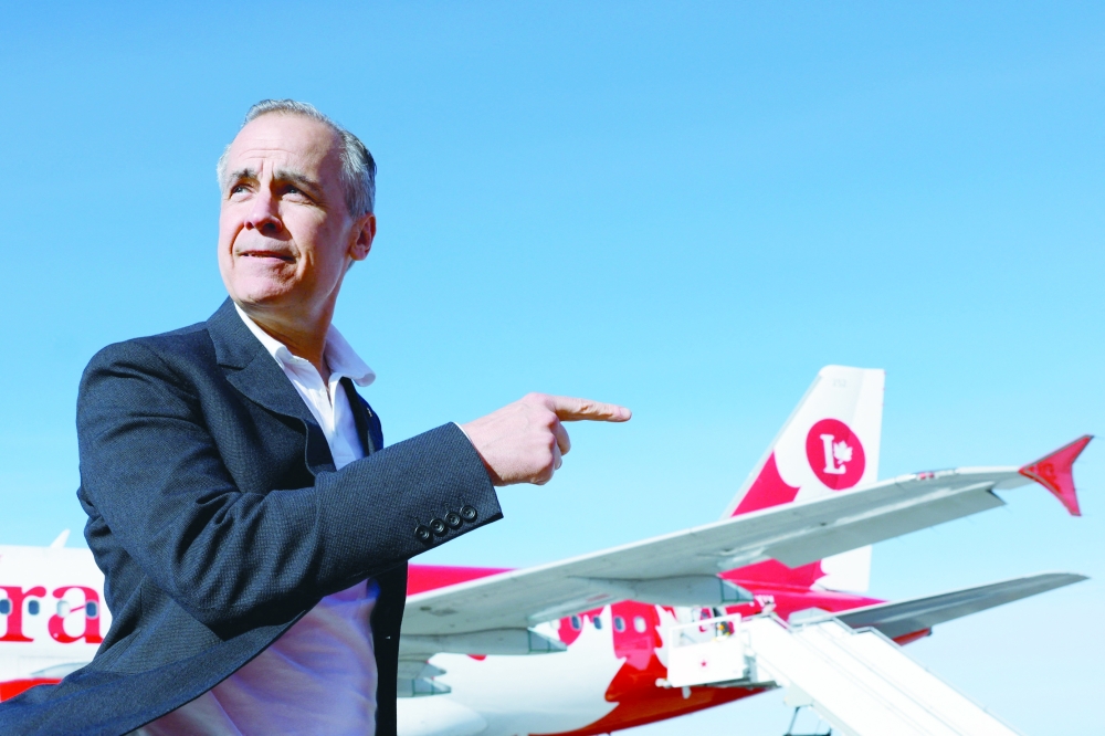 Canada's Prime Minister Mark Carney at the Ottawa International Airport, during election day in Ottawa, Ontario. - Reuters