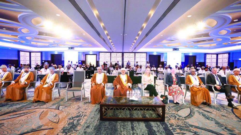 Dignitaries and key officials at the 1st Oman Maritime, Ports and Energy Forum.