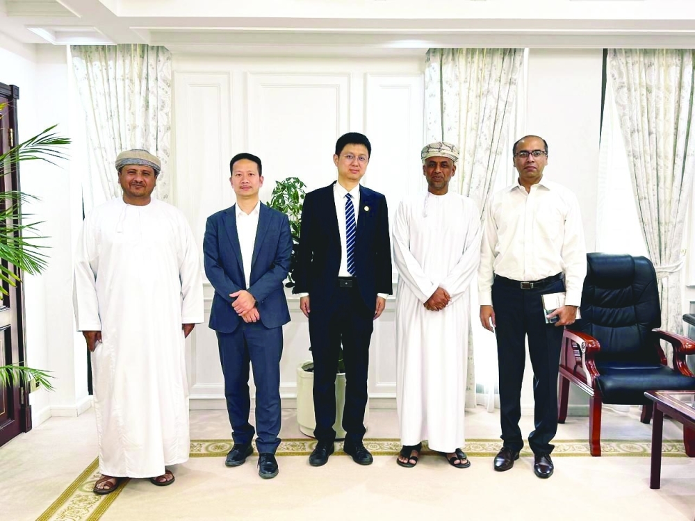 Representatives of SQU SERC and China’s SinoScience during the latter’s recent visit to Oman