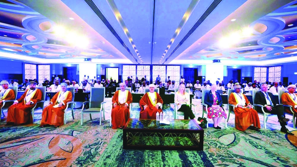 Dignitaries and key officials at the 1st Oman Maritime, Ports and Energy Forum
