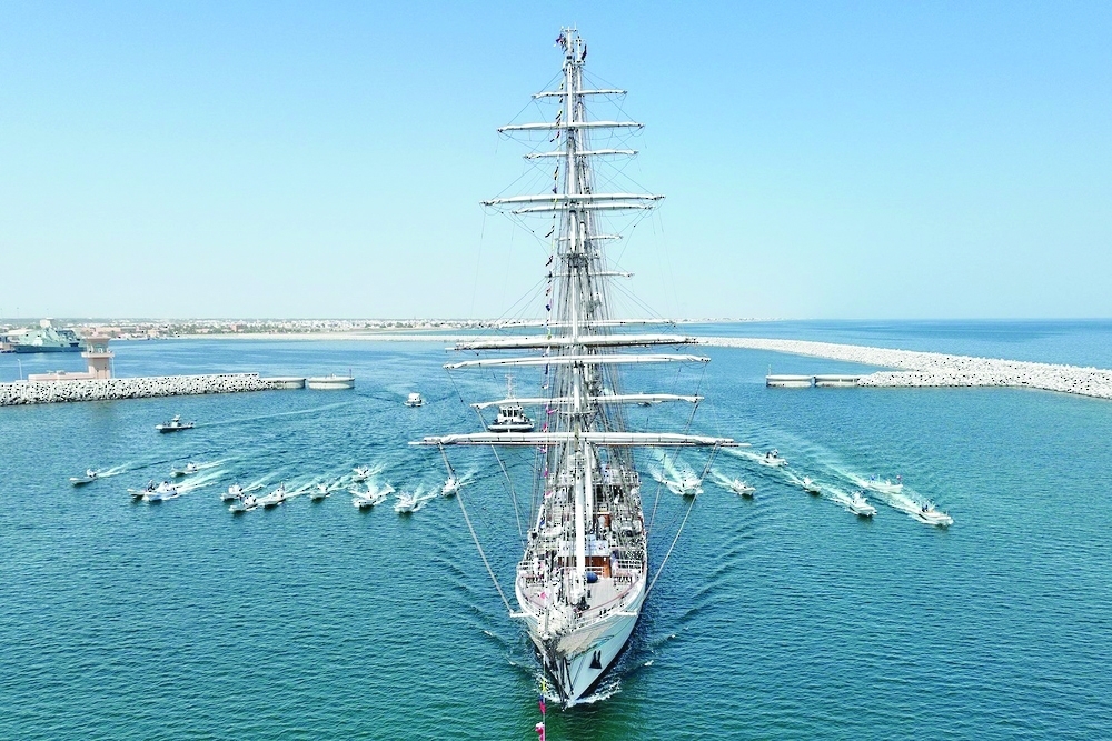 Shabab Oman II sails for Europe on 7th international voyage