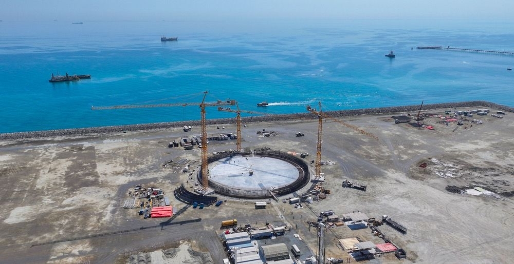 Initial work has commenced at the Marsa LNG site in Sohar Port