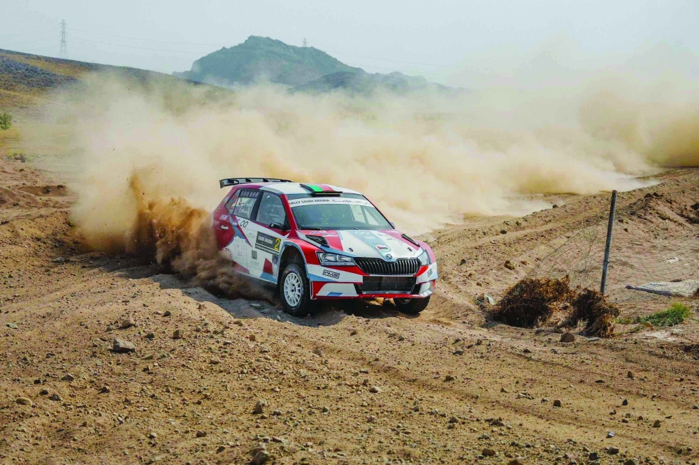 Abdullah al Rawahi in Rally Saudi Arabia