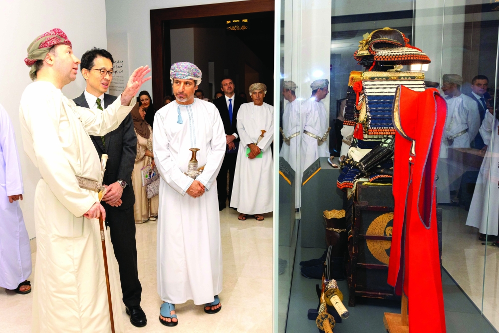 The event also marked the inauguration of the Oman-Japan relations corner in the 'Oman and the World' gallery.