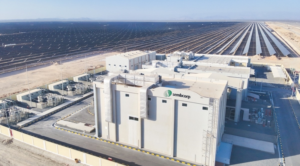 Sembcorp’s Manah II solar power project.