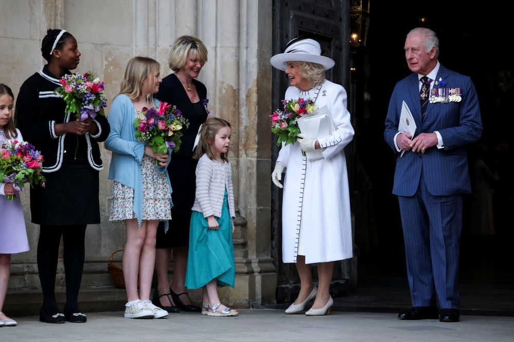 Britain's King Charles and Queen Camilla 